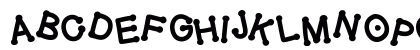GelDoticaJumpy Heavy Lowercase Preview