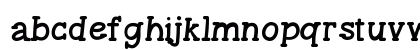 GelPenSerif Medium Lowercase Preview