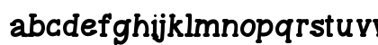 GelPenSerif Heavy Lowercase Preview