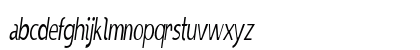 Genosa Condensed Italic Preview