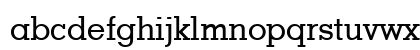 GeoSlabserif Regular Lowercase Preview