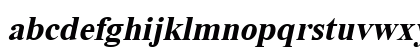 GIST-TMOTAppar BoldItalic Lowercase Preview