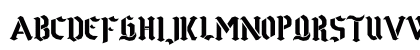Goth Stencil Stencil Preview