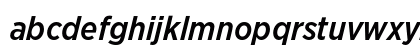 Gotham Narrow Medium Italic Lowercase Preview