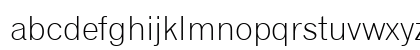 Gothic720 Lt BT Light Lowercase Preview