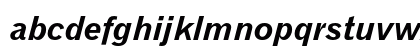 Gothic 720 Bold Italic Lowercase Preview
