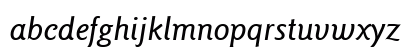 GoudySans Md BT Medium Italic Preview