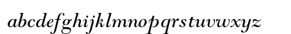 Goudy Modern MT Italic Preview