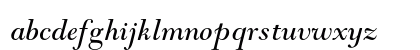 Goudy Modern MT Std Italic Preview