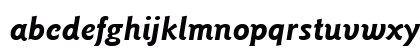 GoudySans Bold Italic Lowercase Preview