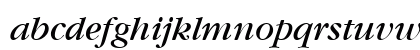 Gourmand Italic Lowercase Preview