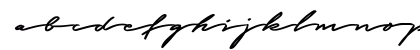 Graced Script PERSONAL USE Regular Lowercase Preview