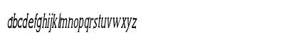 Grackle Extra-condensed Italic Preview