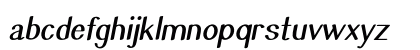 Graeble Italic Lowercase Preview