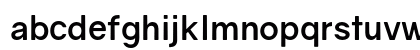 Gravity Bold Lowercase Preview