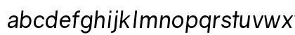 Gravity Italic Lowercase Preview
