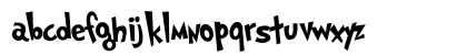 NewUnicodeFont Regular Lowercase Preview