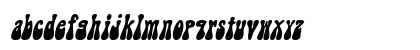 Groovy-Condensed Italic Lowercase Preview