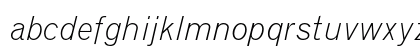 Grotesque MT Std Light Italic Preview