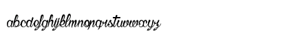 Gueules de Loup Regular Lowercase Preview