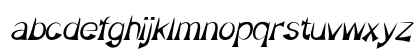 Guigan Bold Italic Lowercase Preview