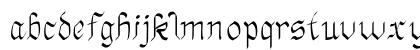 Guinok Regular Lowercase Preview