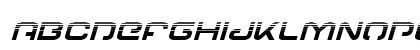 Gunrunner Halftone Italic Lowercase Preview
