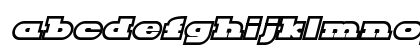 Hackney Block Outline Italic Preview