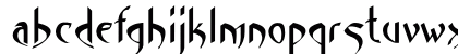 Hades Regular Lowercase Preview