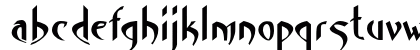 Hades Bold Lowercase Preview