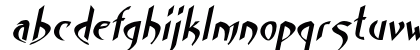 Hades Bold Italic Lowercase Preview
