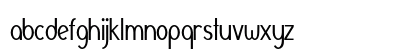Halifax Condensed Bold Lowercase Preview