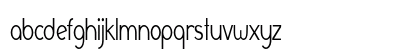 Halifax Condensed Regular Lowercase Preview