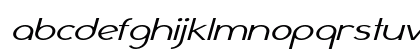 Halifax Expanded Italic Lowercase Preview