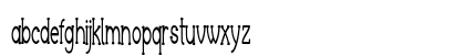 Halix Extra-condensed Bold Lowercase Preview