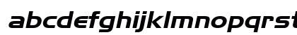 Hanzel-Wide Italic Lowercase Preview