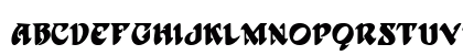 Harbinger Regular Lowercase Preview