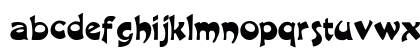 Harquil Regular Lowercase Preview