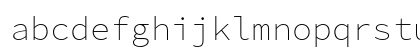 Hasklig ExtraLight Regular Lowercase Preview