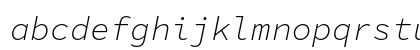 Hasklig Light Italic Preview