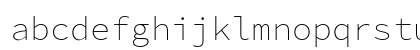 Hasklig ExtraLight Regular Lowercase Preview