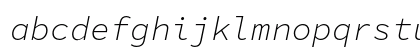 Hasklig Light Italic Preview