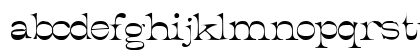 HeartLightBold70 Bold Lowercase Preview