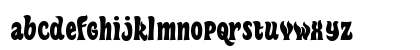 Heavy Heap Regular Lowercase Preview