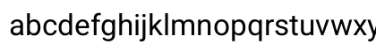 Heebo Regular Lowercase Preview
