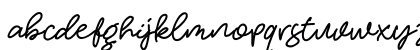 Hello Stranger Regular Lowercase Preview