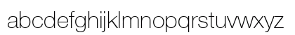 Helvetica Neue Thin Preview