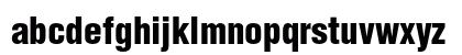 Helvetica LT Std Black Condensed Lowercase Preview
