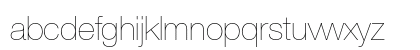 Helvetica Neue LT Std 25 Ultra Light Preview