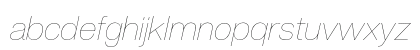 Thin Italic Preview